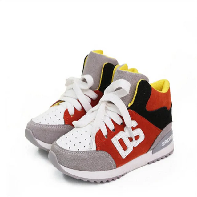 2015Hot-selling  sport shoes running shoes male child spring female children shoes pedal snearkers