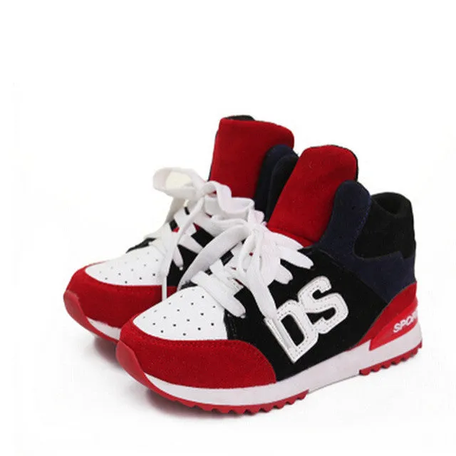 2015Hot-selling  sport shoes running shoes male child spring female children shoes pedal snearkers