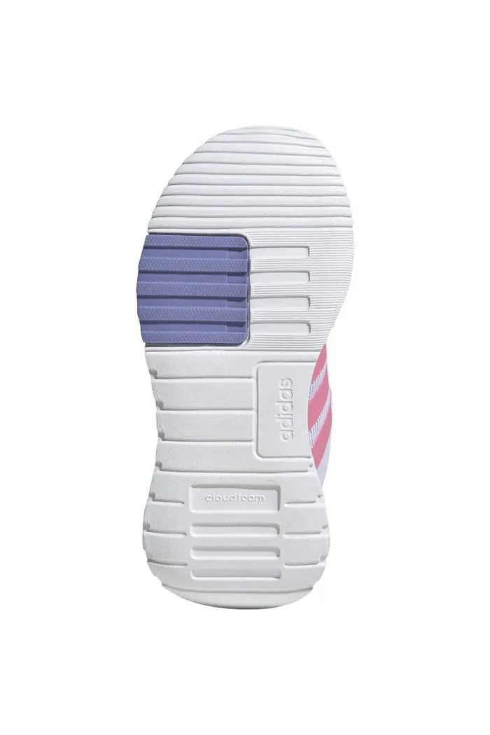 Adidas Girls Racer TR21 in Future White/Rose Tone/Clear Pink