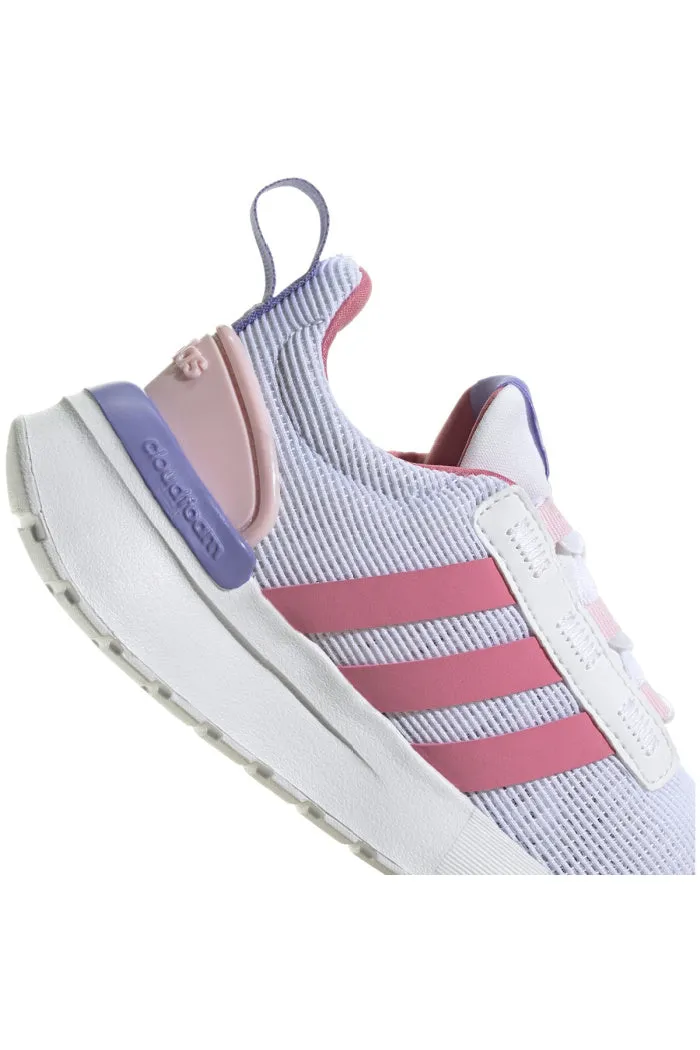 Adidas Girls Racer TR21 in Future White/Rose Tone/Clear Pink