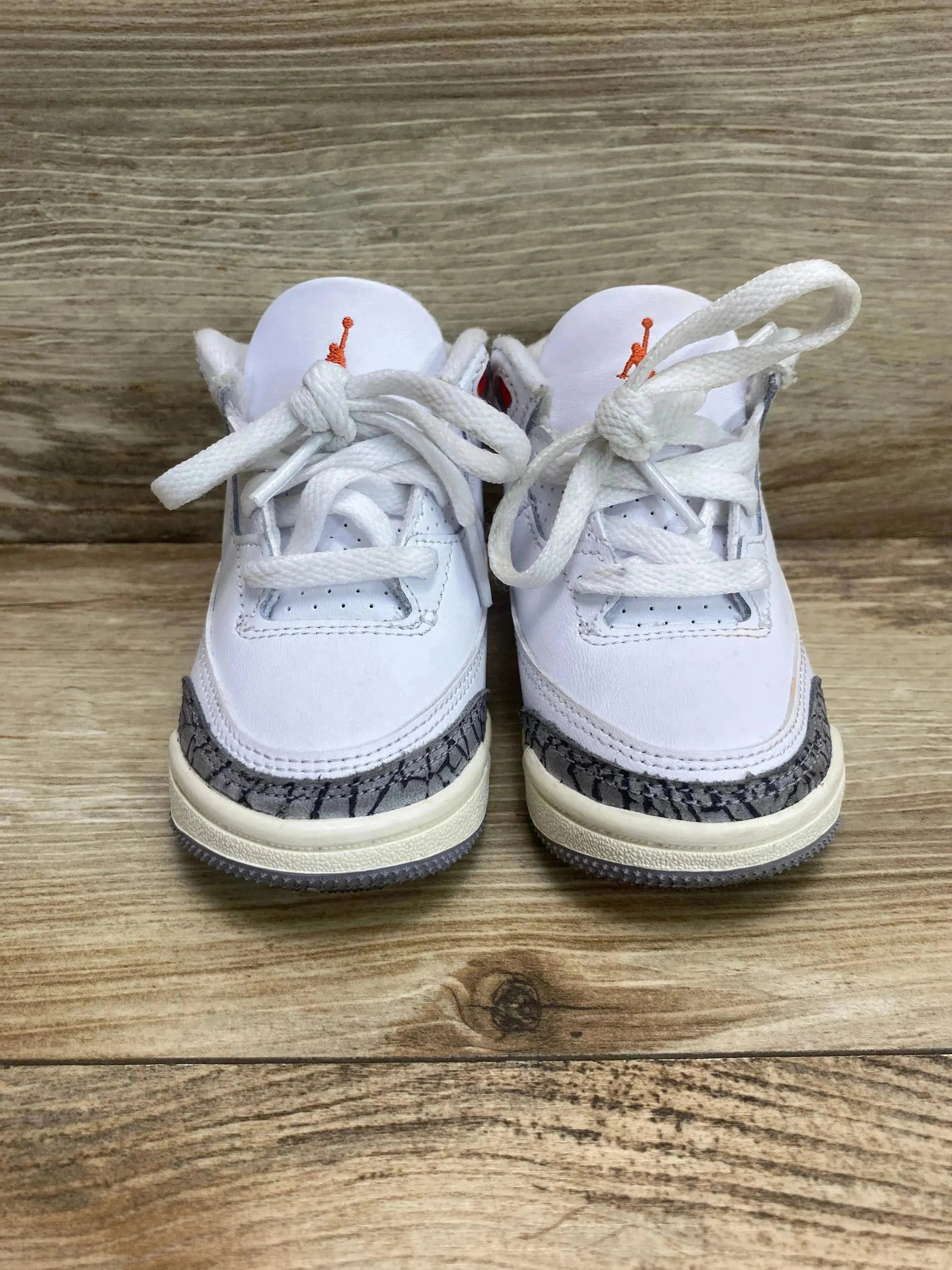 Air Jordan 3 Retro TD 'Georgia Peach' Sneakers sz 6c