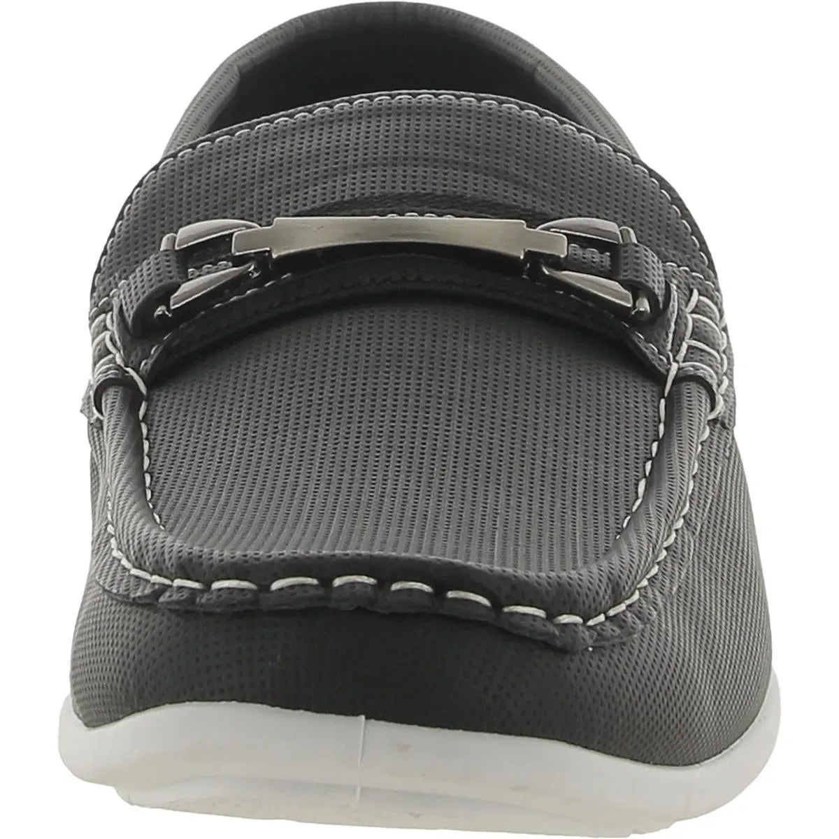 Akademiks Mens Hero 02 Faux Leather Slip-On Loafers