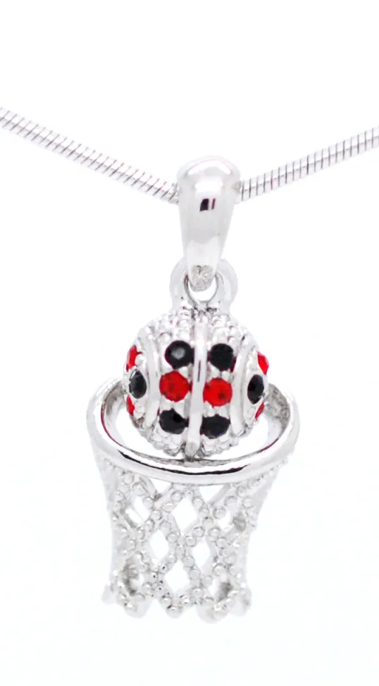 Basketball Hoop Necklace - Mini Two Color