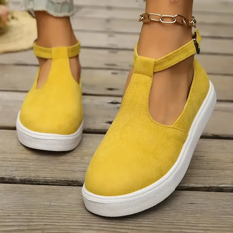 Dames slip-on loafers-comfortabele zomerschoenen met een dikke zool