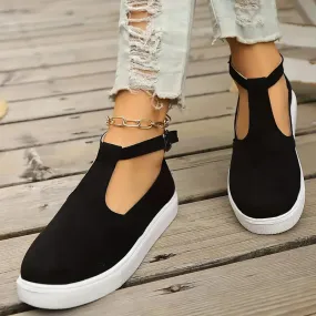 Dames slip-on loafers-comfortabele zomerschoenen met een dikke zool