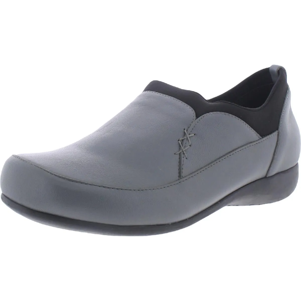David Tate Womens Mila Leather Slip On Loafers