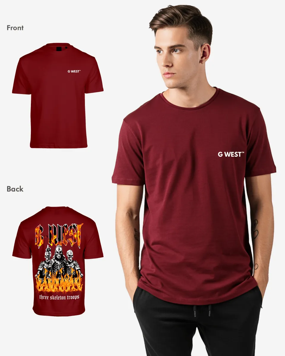 G West Oversized Tri Skeleton Tee