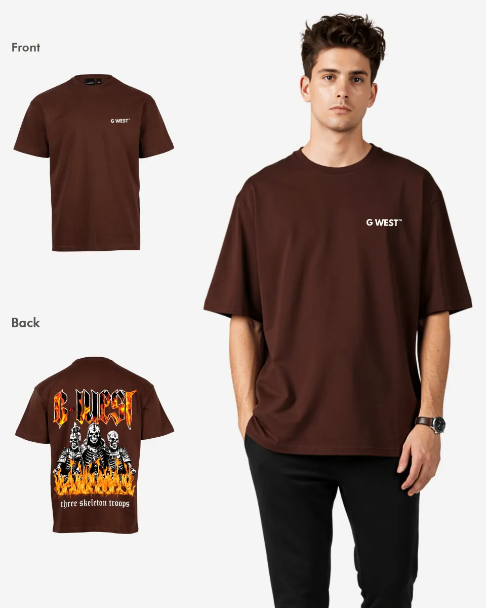 G West Oversized Tri Skeleton Tee