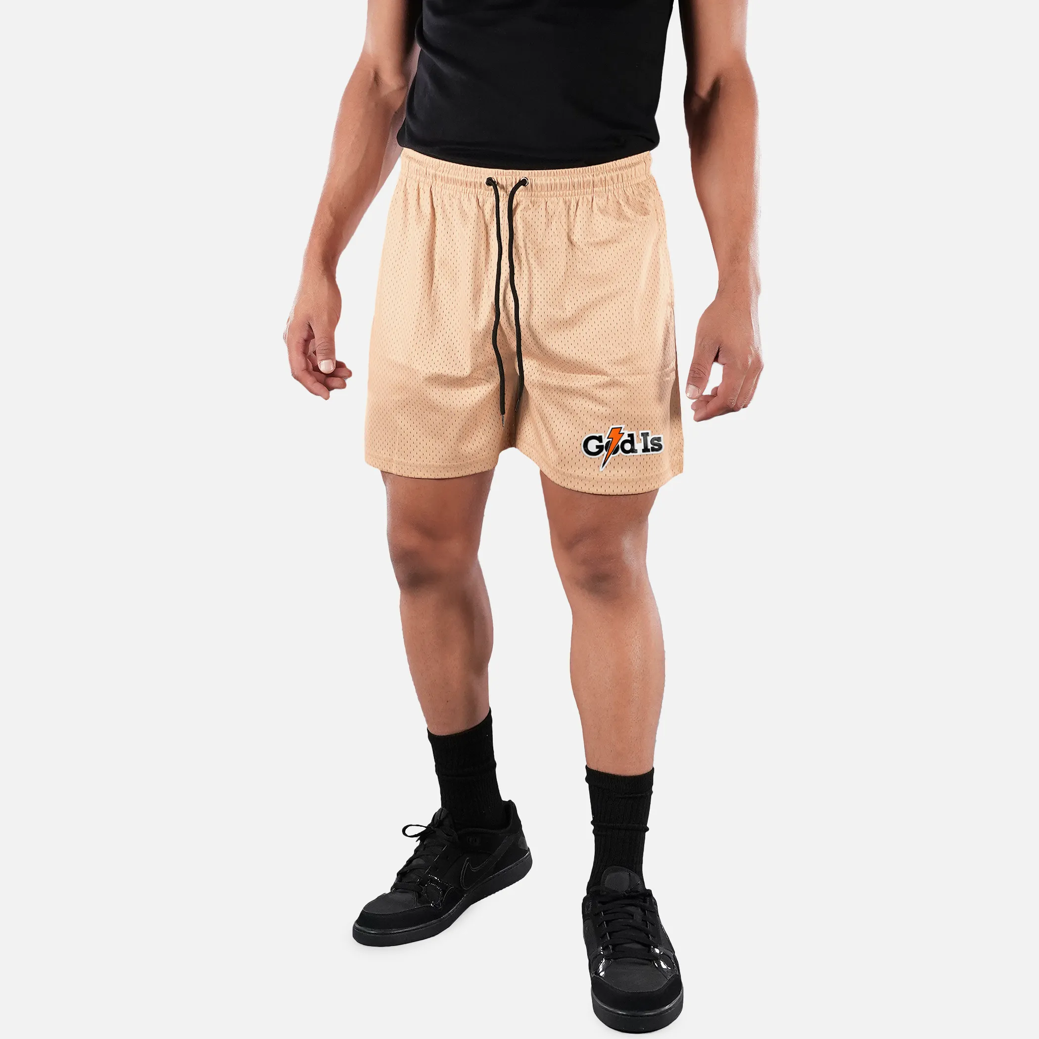 God Is Patch Shorts - 7"