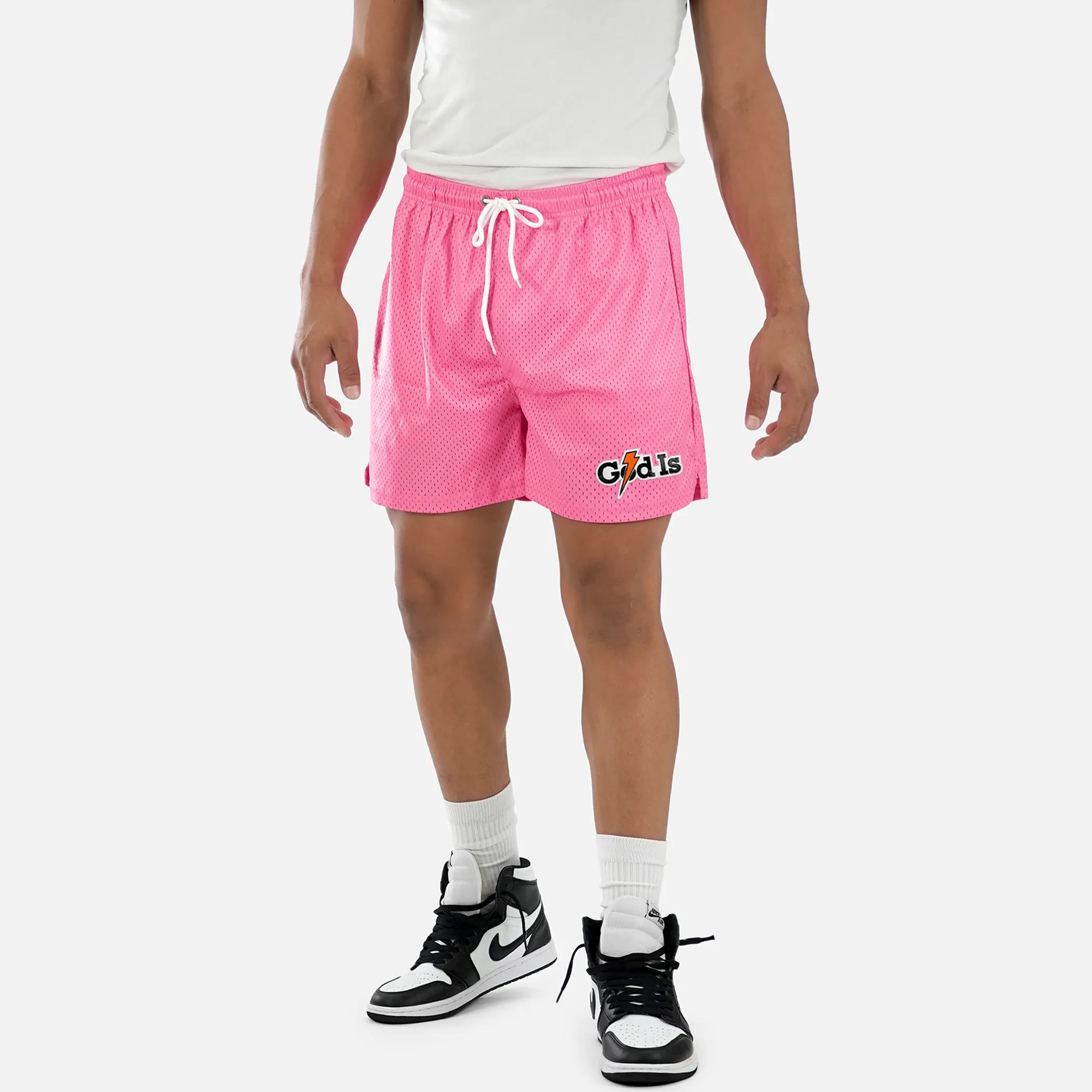 God Is Patch Shorts - 7"