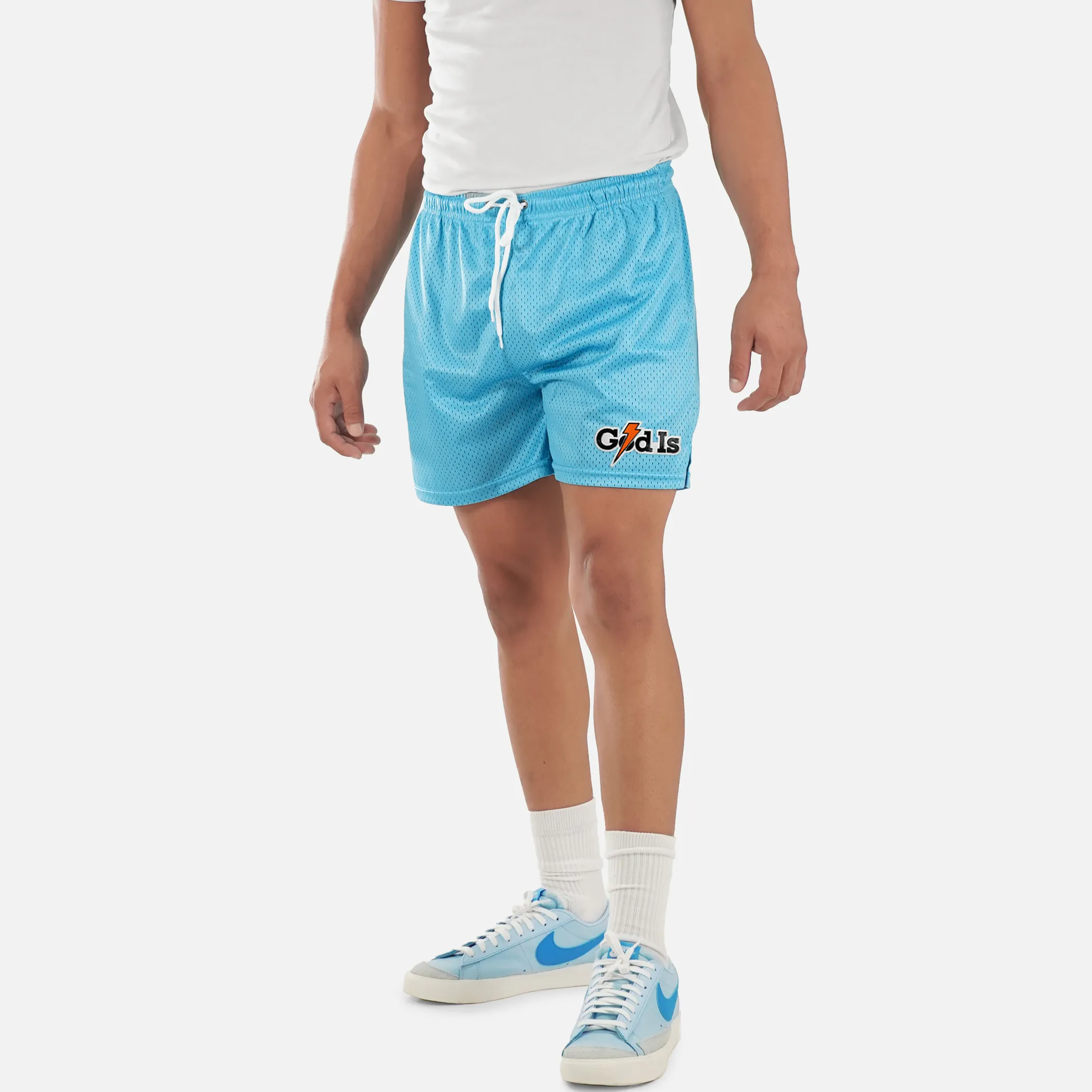 God Is Patch Shorts - 7"