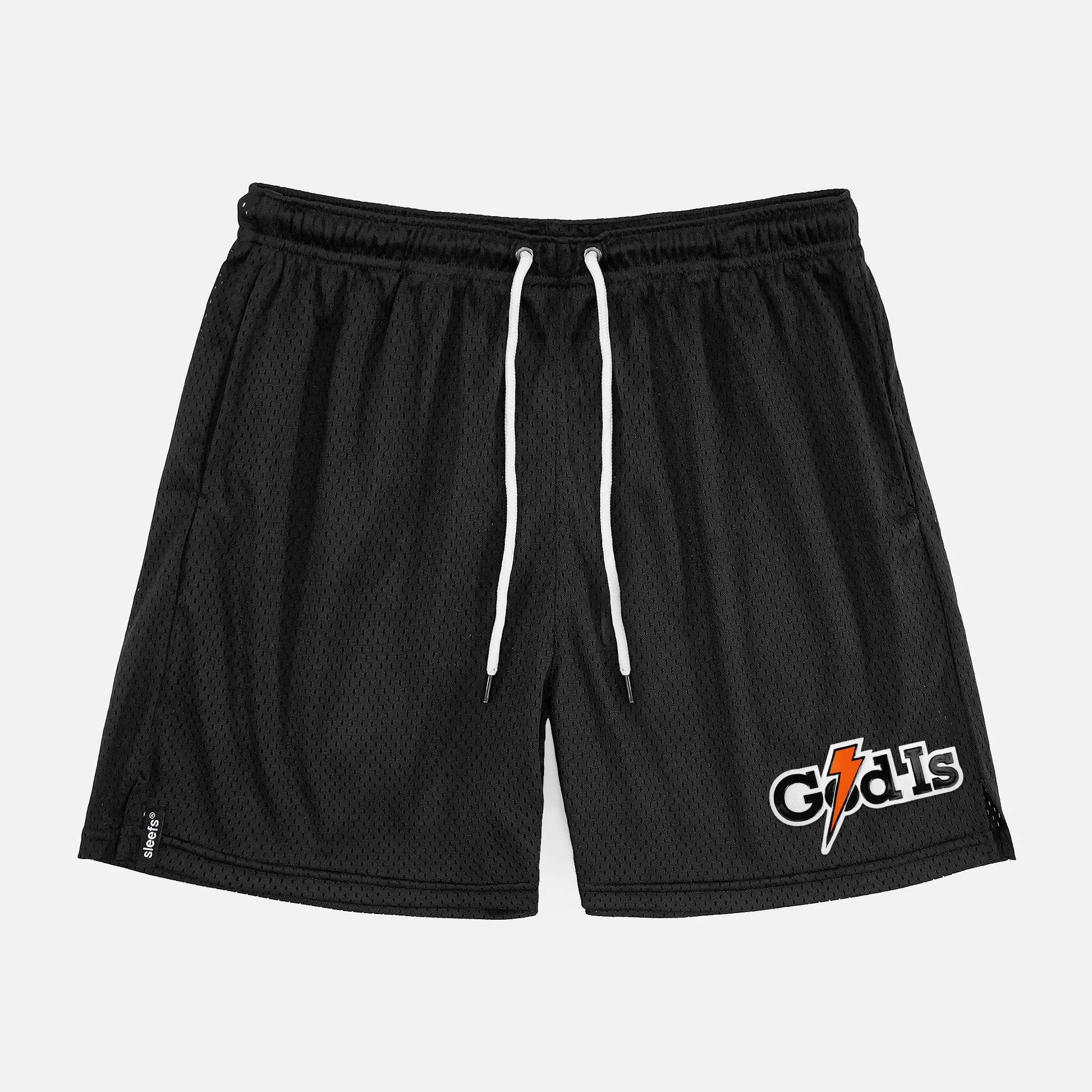 God Is Patch Shorts - 7"