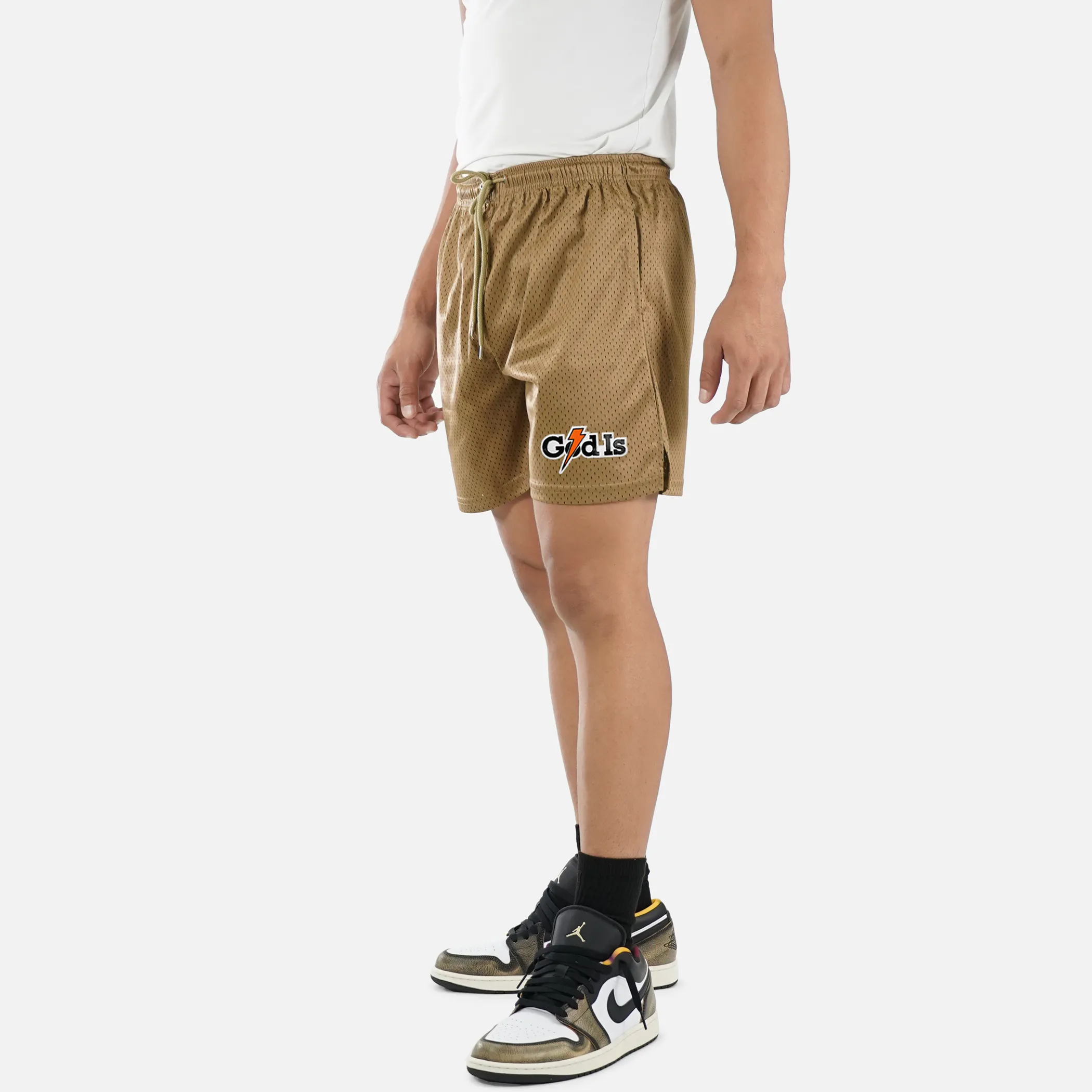 God Is Patch Shorts - 7"