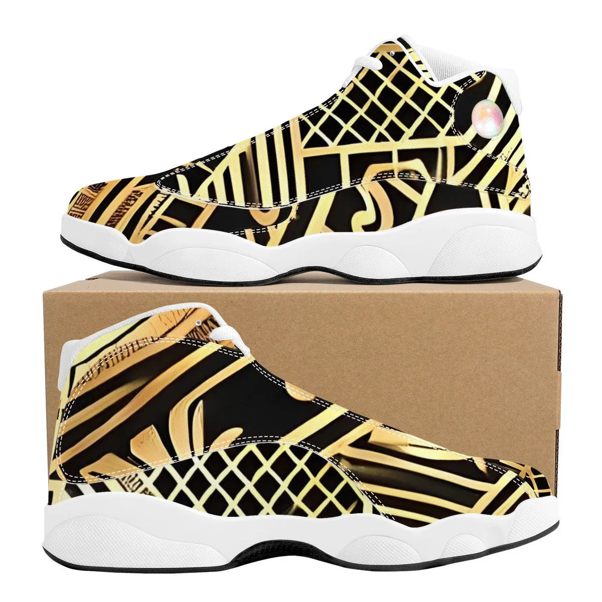Gold Star Basketball Shoes
