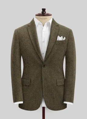 Harris Tweed Ridge Brown Herringbone Jacket