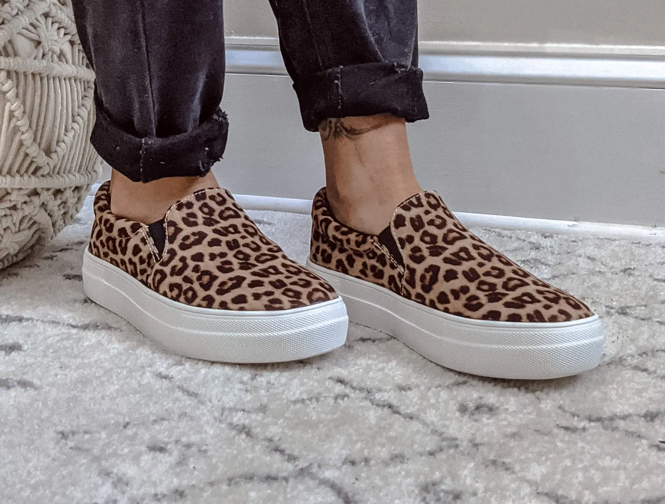 Leopard Slip on Sneaker