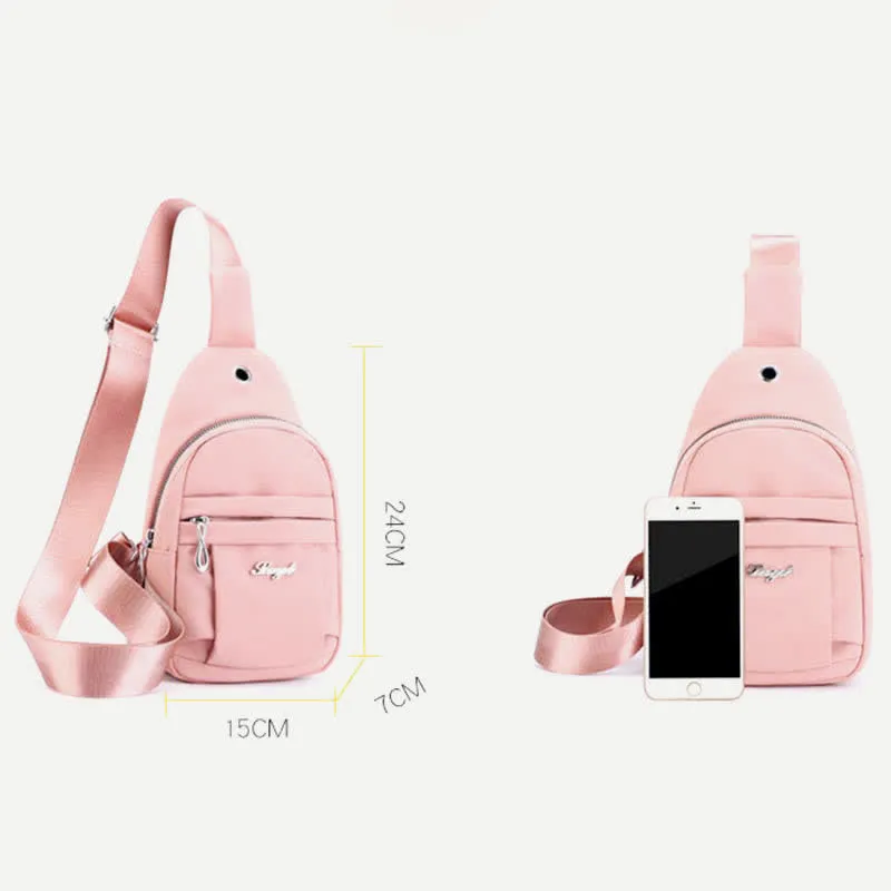 Lightweight Waterproof Sling Backpack Chest Bag Casual Travel Sports Daypack