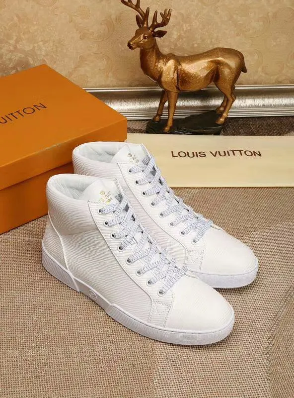 Louis Vuitton HIgh Top LaMO Up White Sneaker