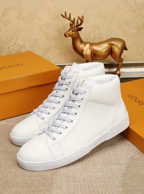 Louis Vuitton HIgh Top LaMO Up White Sneaker