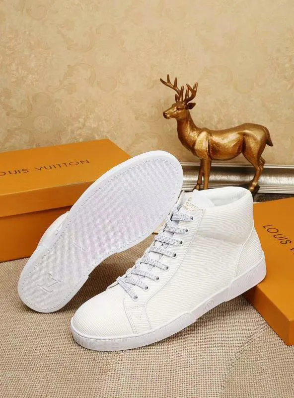Louis Vuitton HIgh Top LaMO Up White Sneaker