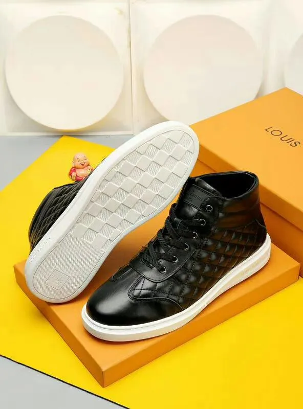 Louis Vuitton HIgh Top Metal Black Sneaker