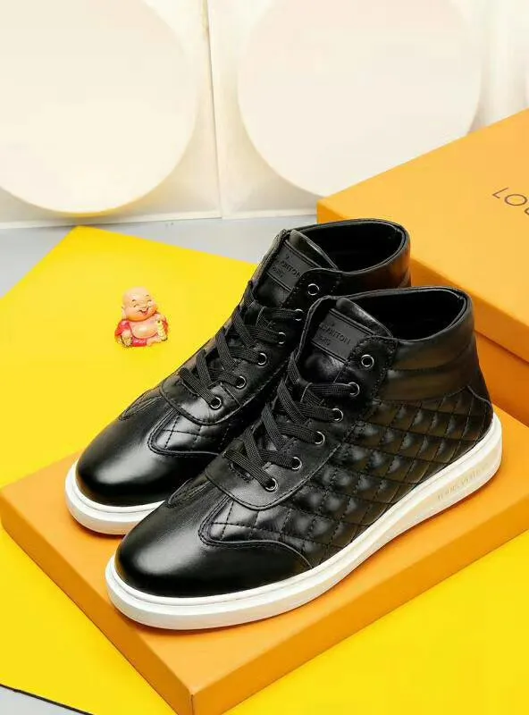 Louis Vuitton HIgh Top Metal Black Sneaker