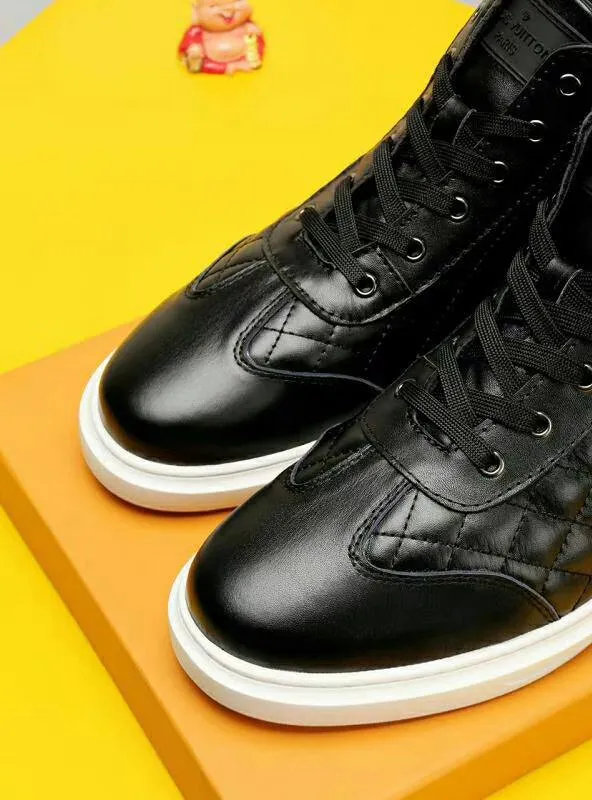 Louis Vuitton HIgh Top Metal Black Sneaker