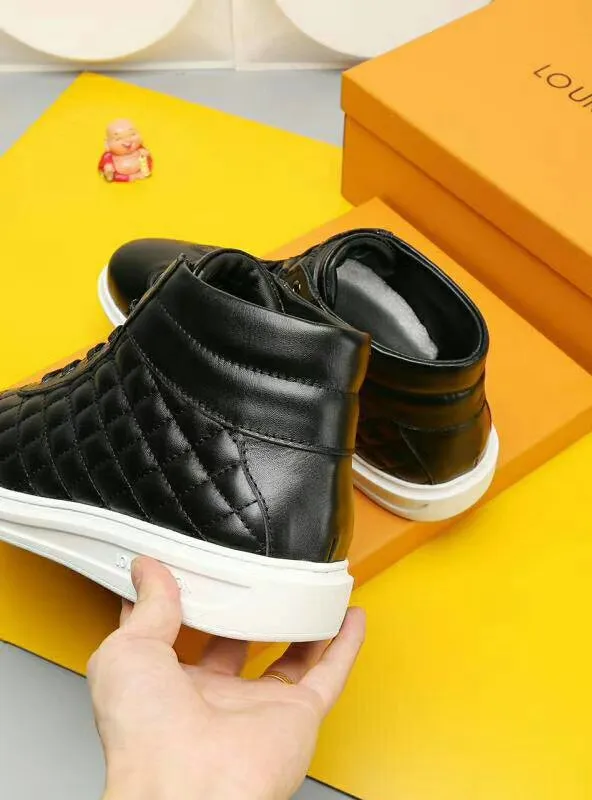 Louis Vuitton HIgh Top Metal Black Sneaker