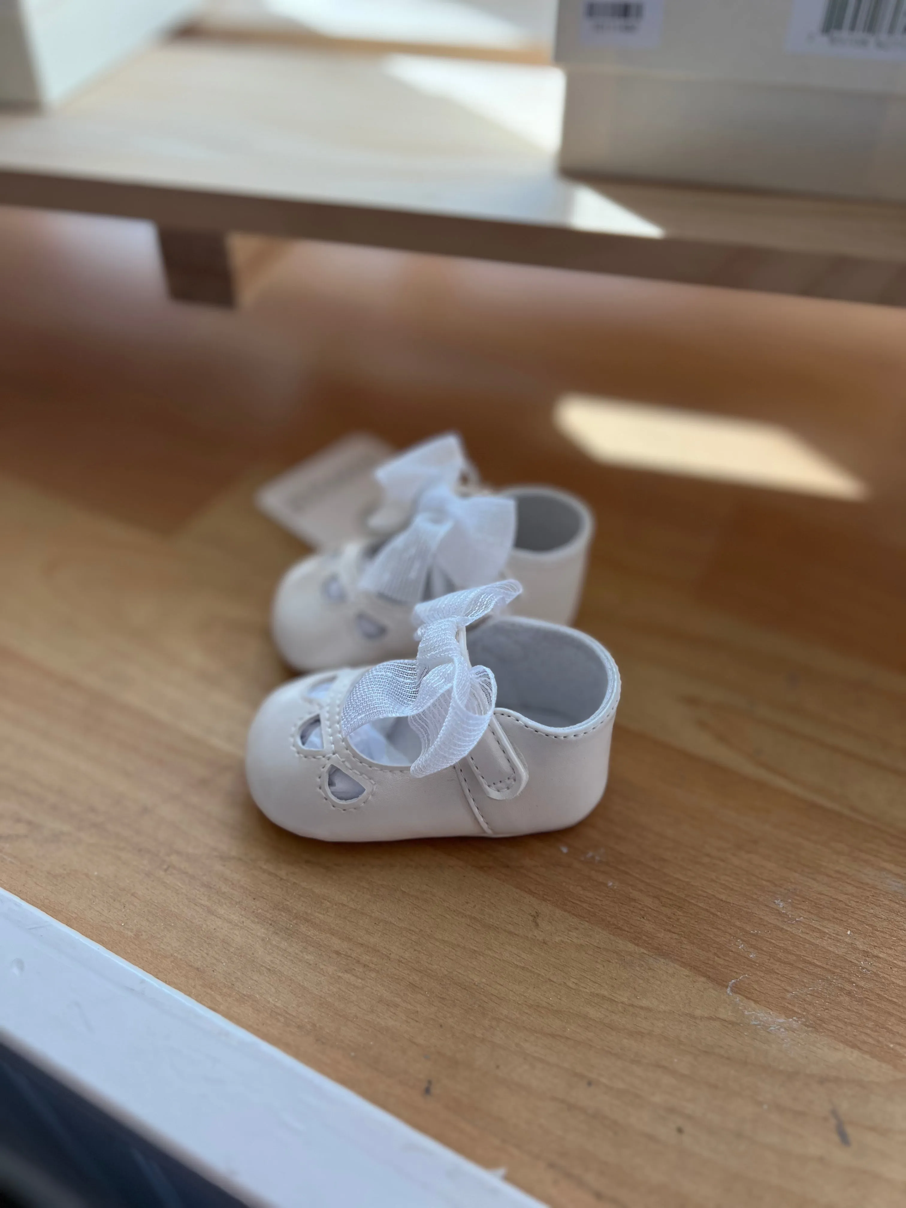 Newborn Dressy Mary Jane Shoes - Pearl