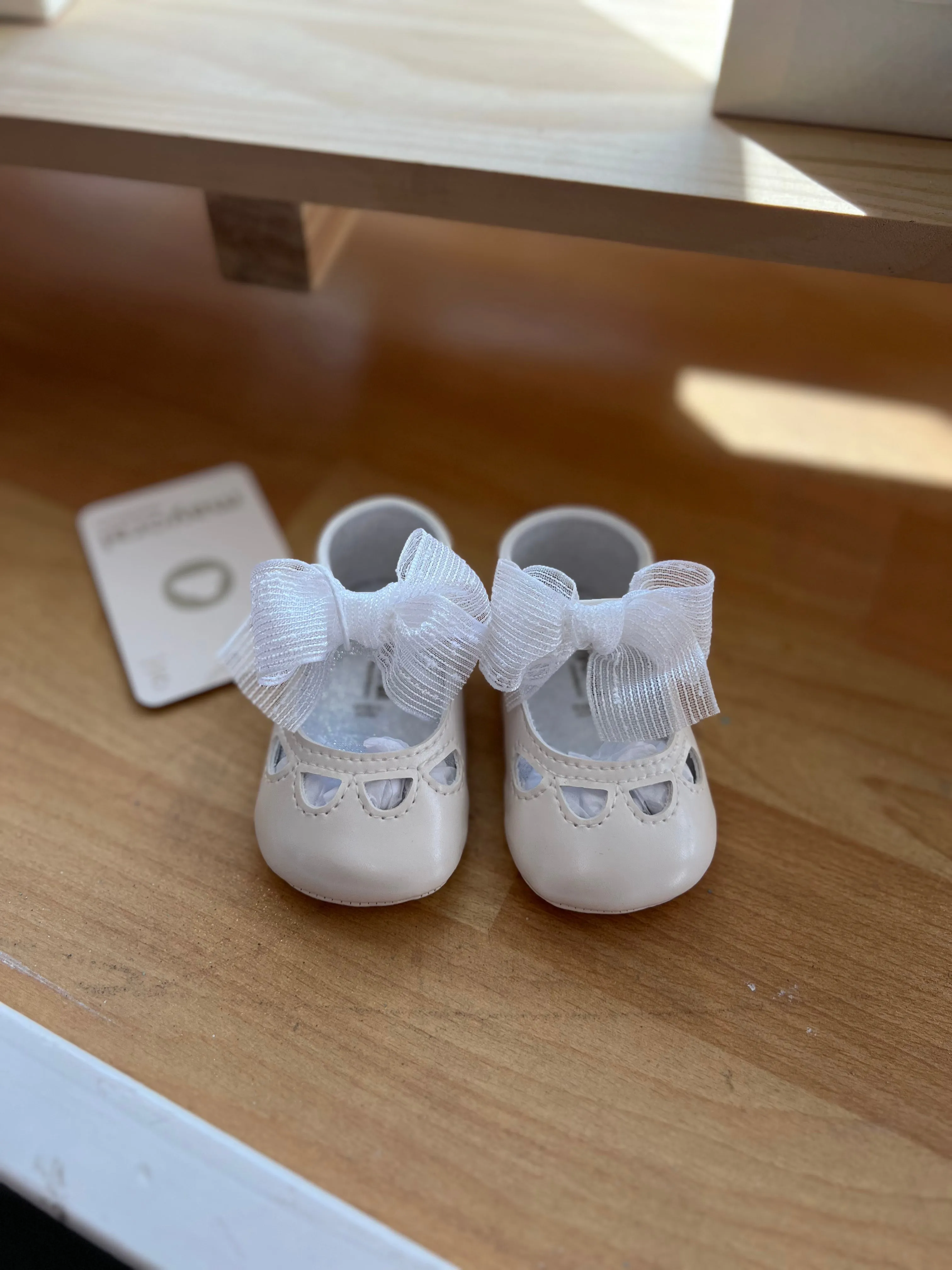 Newborn Dressy Mary Jane Shoes - Pearl