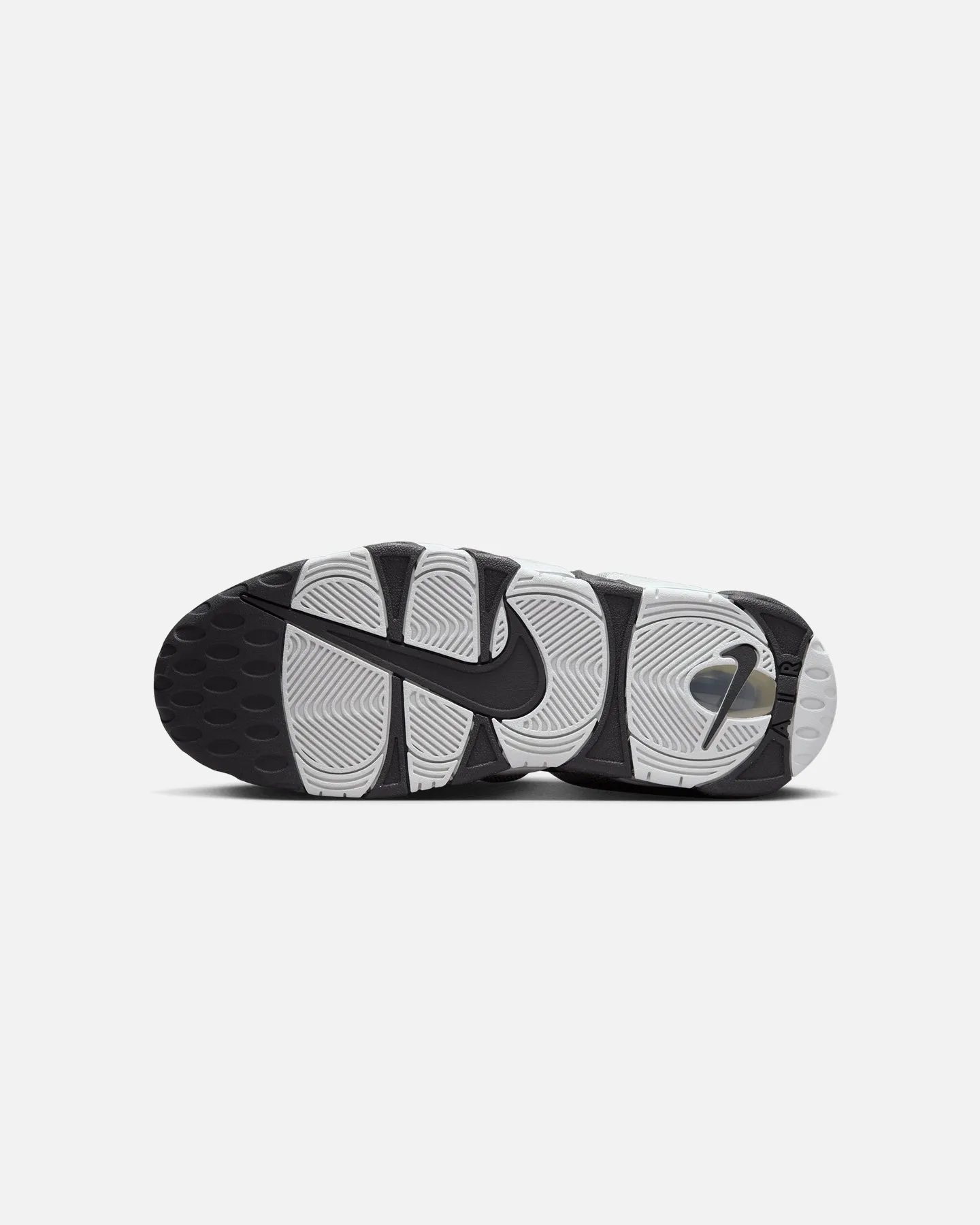 Nike Air More Uptempo Low Black/Photon Dust-Metallic Silver