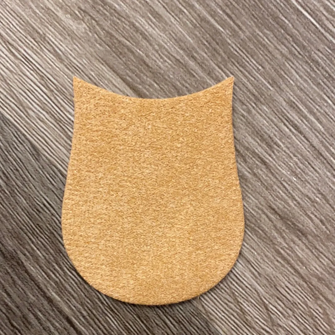 Suede Toe Caps For Pointe Shoes